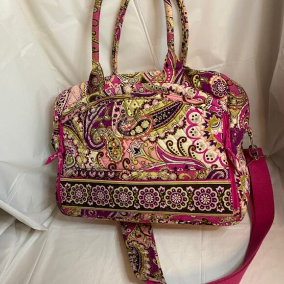 Vera Bradley Very Berry Metropolitan Travel Computer Bag - Picture 2 of 8
